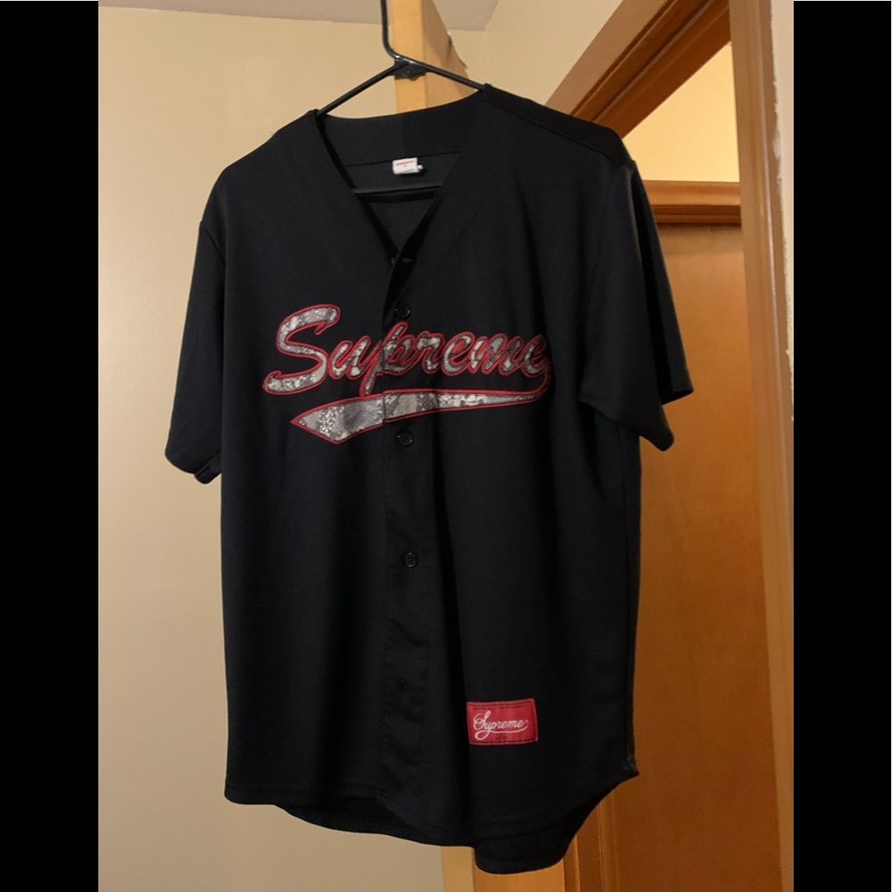Supreme baseball jersey